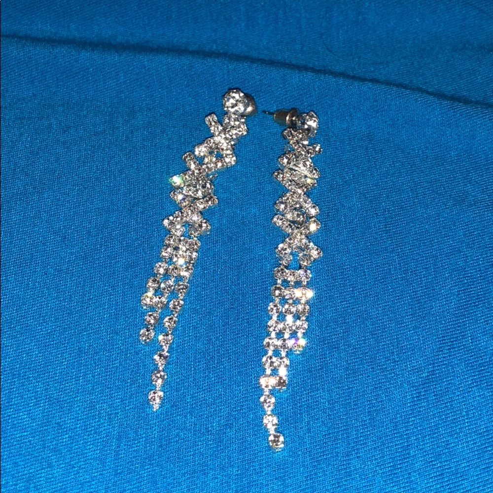 Rhinestone earrings